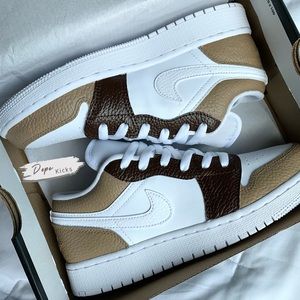 Brown Shades Air Jordan 1 Lows